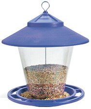 Hopper Granary Bird Feeder, Assorted Colors, 4-Lb.