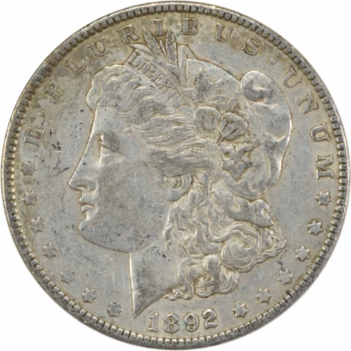 1892 Morgan Silver Dollar EF Uncertified #525