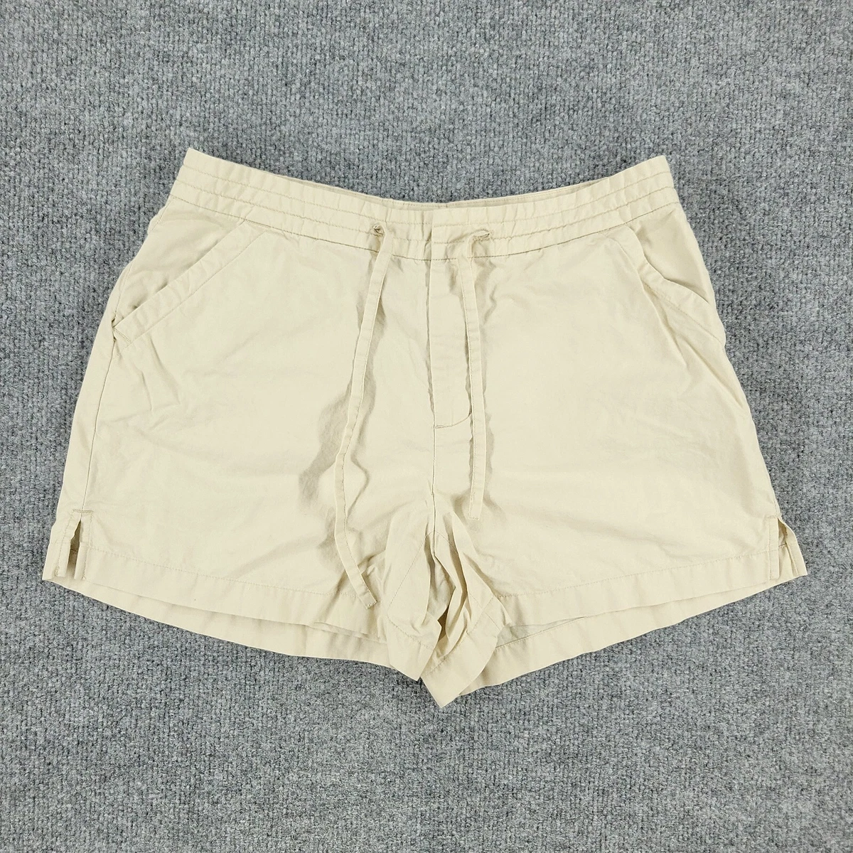 Banana Republic Shorts Women s 6 Beige Casual Mid Rise Pockets Drawstring 29x3