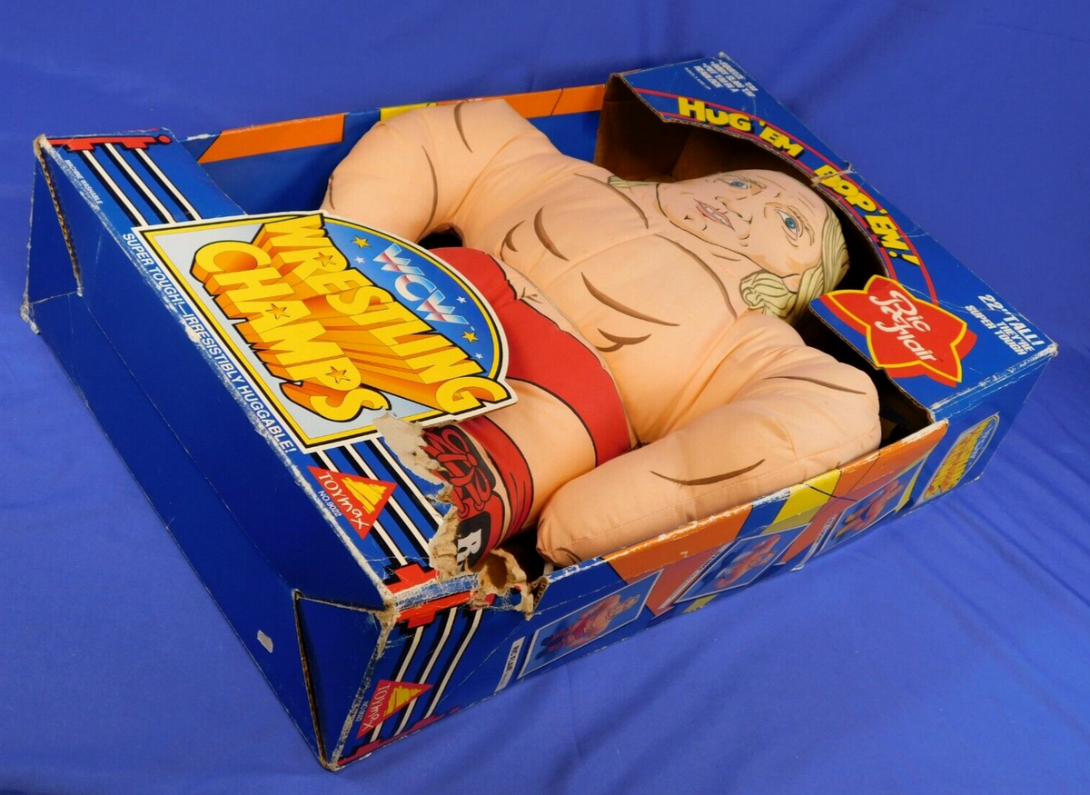 WCW WRESTLING CHAMPS RIC FLAIR TOYMAX NEW IN BOX 1990 BUDDIES WWF