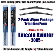 2pk Super-Premium NeoForm Wipers fit 2005 Lincoln Aviator 16200/160