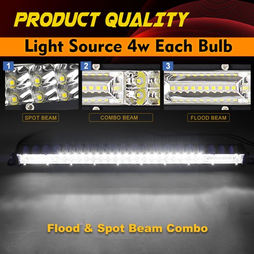 2PCS Hood Mounting Brackets + 20'' LED Light Bar for Jeep Wrangler JK 2007-17 - Picture 9 of 18