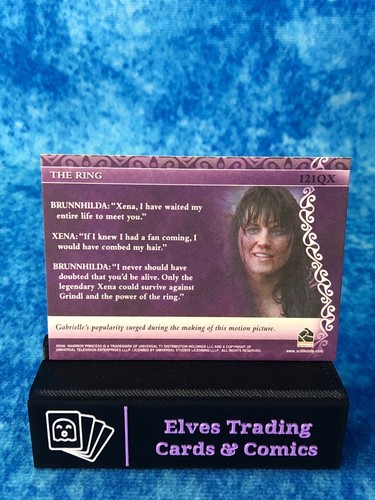 Xena: The Quotable Xena PARALLEL SINGLE Non-Sport Trading card Rittenhouse 2003 - Picture 238 of 268