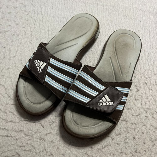 Adidas Sandals Womens US 11 Brown lue 