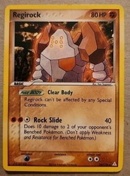 Regirock 28/110 EX Holon Phantoms