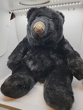 America Wego Bear Black Honey Bear 14" Plush Stuffed Animal 5029 Rare Vintage