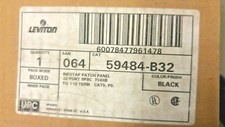 Leviton 32-Port Cat 5 Patch Panel T568B 59484-B32