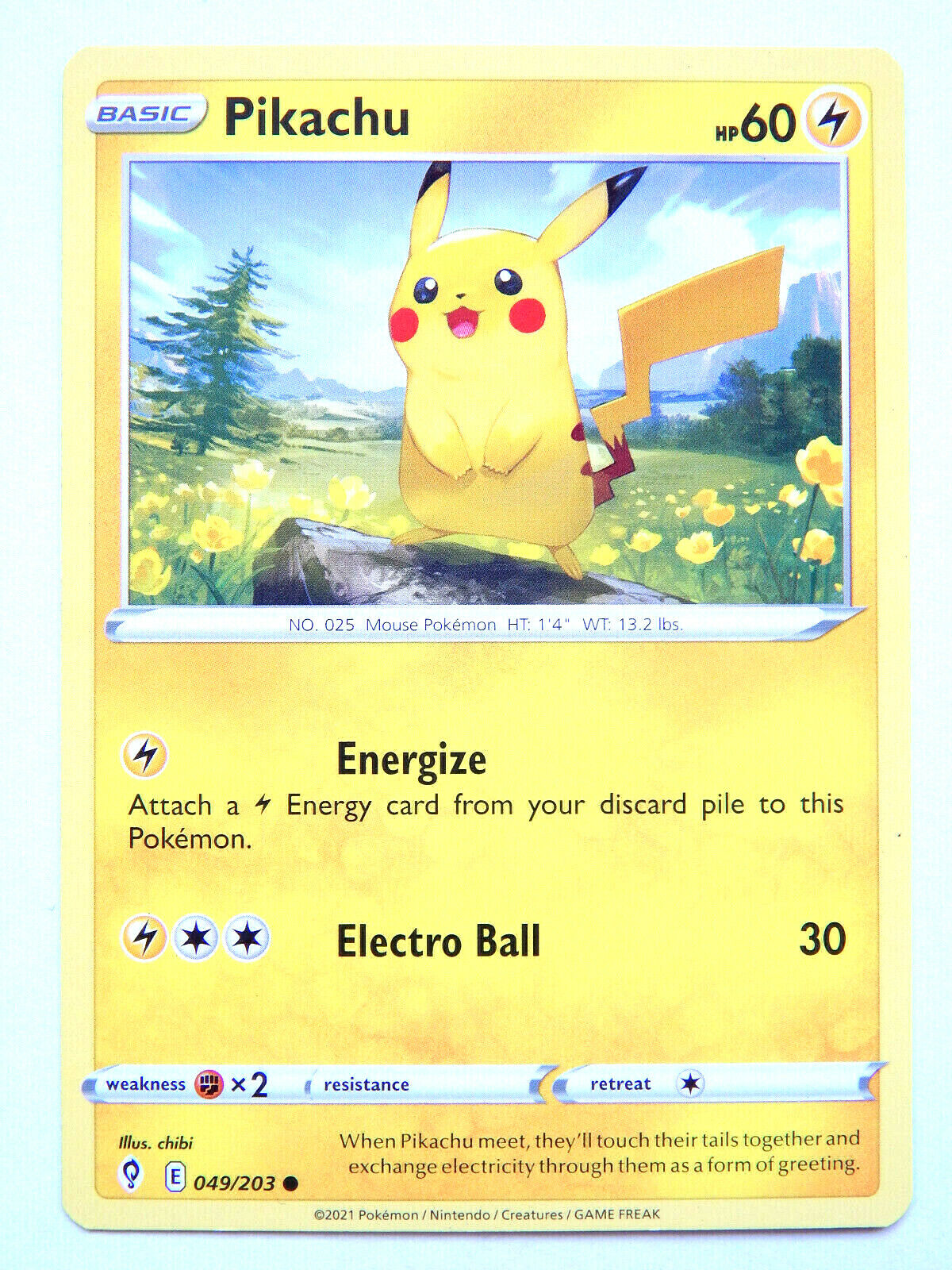 Pikachu (049/203) [Sword & Shield: Evolving Skies]