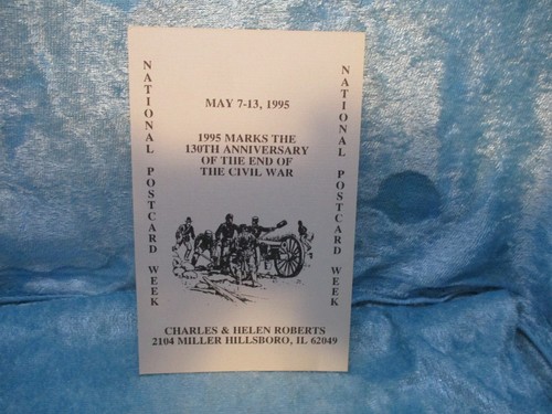 May 7-13 1995 National Postcard Week Postcard - Picture 1 of 2