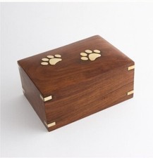 Wooden Pet Cremation Urn for Pet Ashes - Pet Urns - Wood Urn