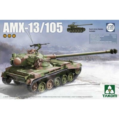 Takom #2062 1/35 French Ligh Tank AMX-13/105