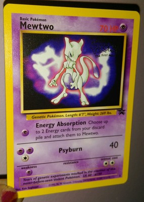 POKEMON MEWTWO PROMO CARD WB First Movies Rare #3 Great Condition | eBay