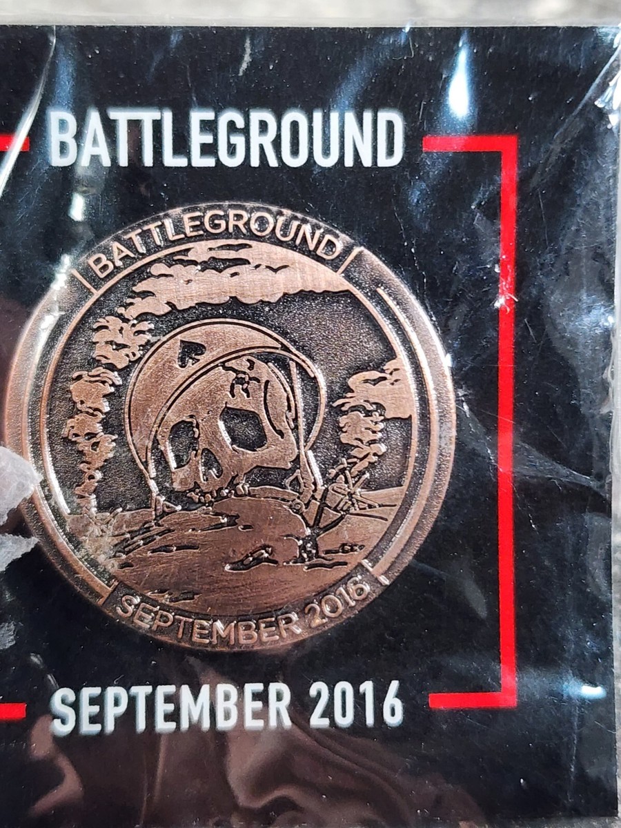New Loot Crate Gaming September 2016 Battleground Coin Pin