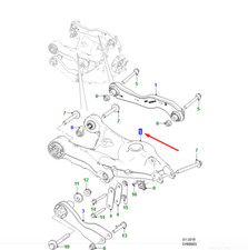 JAGUAR F-PACE X761 Bras de suspension inférieur arrière droit T4A41529