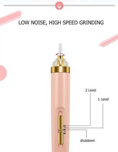 Electric Nail Drill Sander Nail Manicure Machine Mill With Light Art Pen Tools - 第 16/28 張圖片