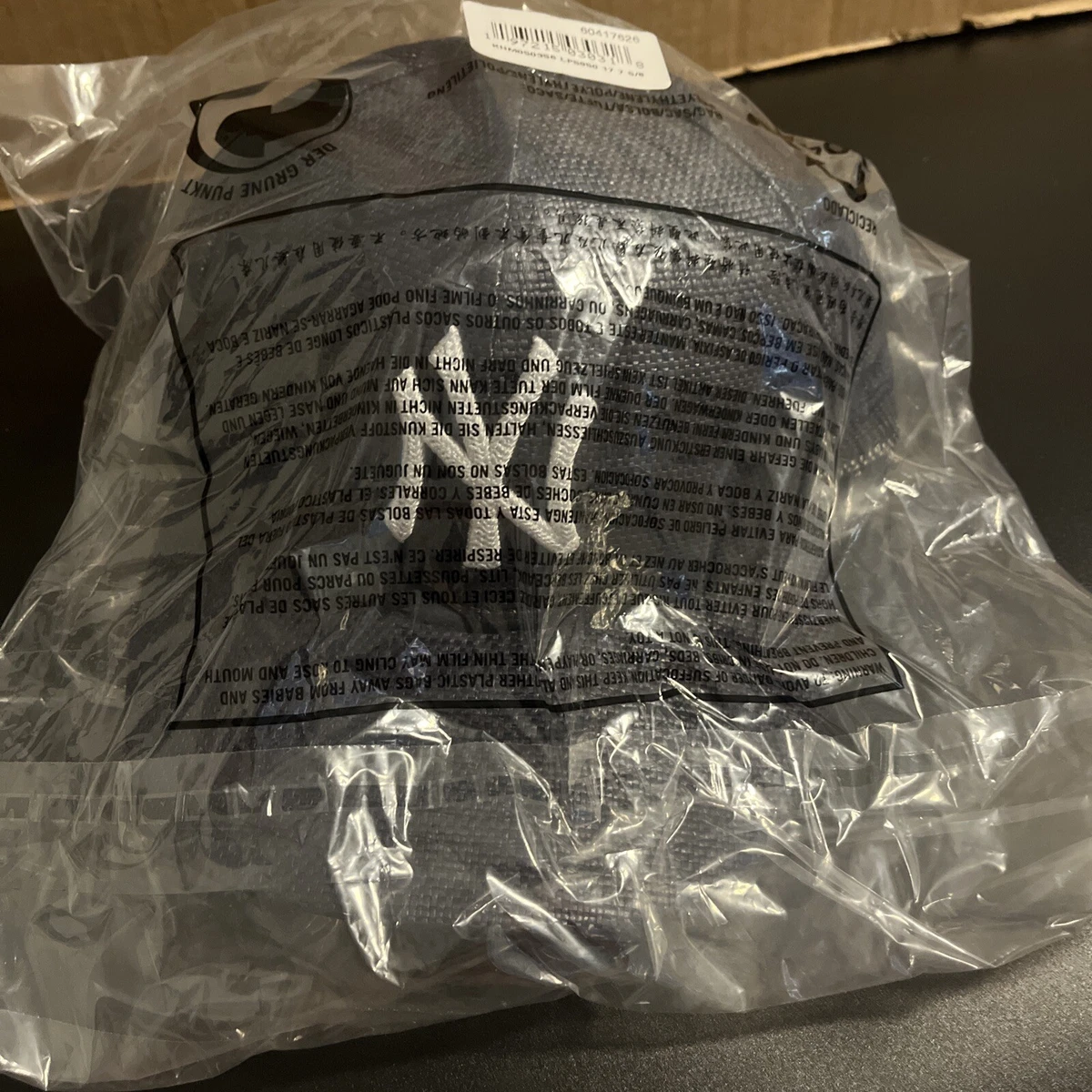 Kith x New Era Yankees 59Fifty Low Profile Straw Hat KHM050356-LP5950 sz 7 5/8
