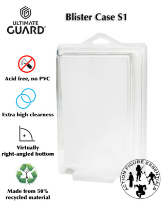 x2 Ultimate Guard S1 Blister Case 3,75 Star Wars Carded Figure Protector Clear