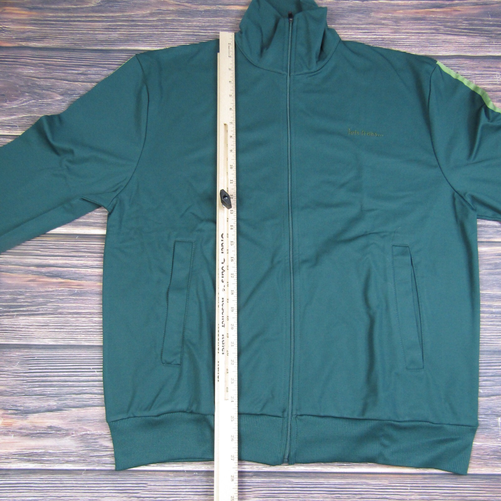 Urban Outfitters Iets Frans NEW Mens Green Small Track Jacket Athletic image 6