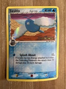 Swablu 65/101 EX Dragon Frontiers Stamped Reverse Holo Common - DMG