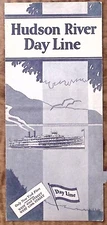 1931 HUDSON RIVER DAY LINE NEW YORK TIMETABLE SCHEDULE TRAVEL BROCHURE  Z3262