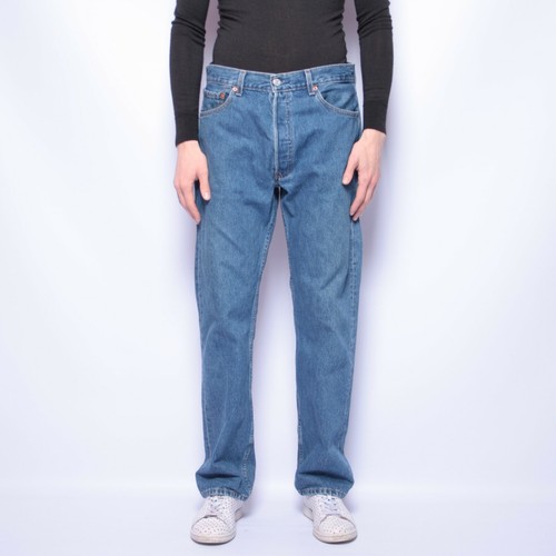 Vintage 90s Levis 501 0114 Jeans Cotton Blue W 32 L31 | eBay