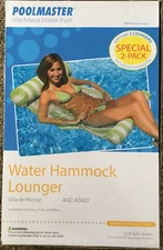 Poolmaster Swimming Pool Water Hammock Lounger Special 2 Pack Pink