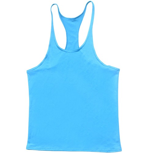 Herren Fitness Top Racerback Bodybuilding Muskel Stringer Einfarbig Tank I æ - Bild 13 von 26