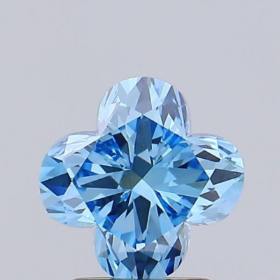 LILY 1.5ct FANCY VIVID BLUE VS1 IGI CERTIFIED LAB GROWN DIAMOND LG620497917 RING