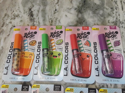 L.A. Colors Set Of 12 Pieces Bubble Tea Lip gloss & Eyeshadow Complete Set! - Picture 2 of 14