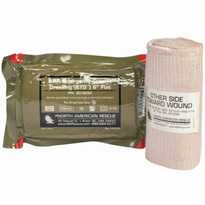 North American Rescue 6'' Emergency Trauma Dressing (2 Pack)