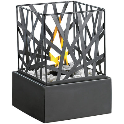 Carlo Milano Dekofeuer: Tisch-Deko-Feuer ''Feng Shui'' mit Steingarten