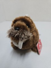 Aurora Brown California Sea Lion 8" Plush Stuffed Animal w/ Tag Rare Vtg