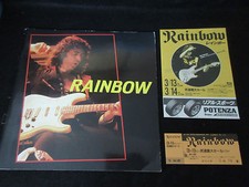 Rainbow 1984 Japan Tour Book w Ticket Promo Flyer Deep Purple Blackmore Program