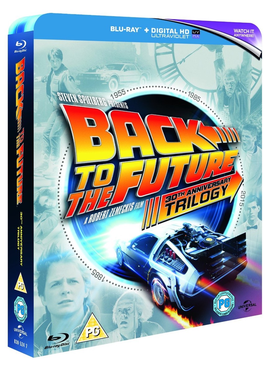 BACK TO THE FUTURE TRILOGY 4 DISC BOX SET 30TH ANNIVERSARY BLU-RAY