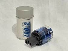 Oyaide C-037 IEC Connector phosphor bronze, Silver+Rhodium plated New Japan