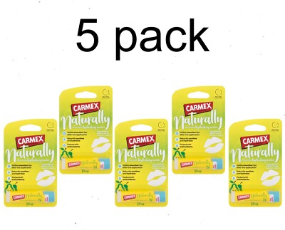 5 x Lip Balm CARMEX NATURALLY PEAR, 4.25 g