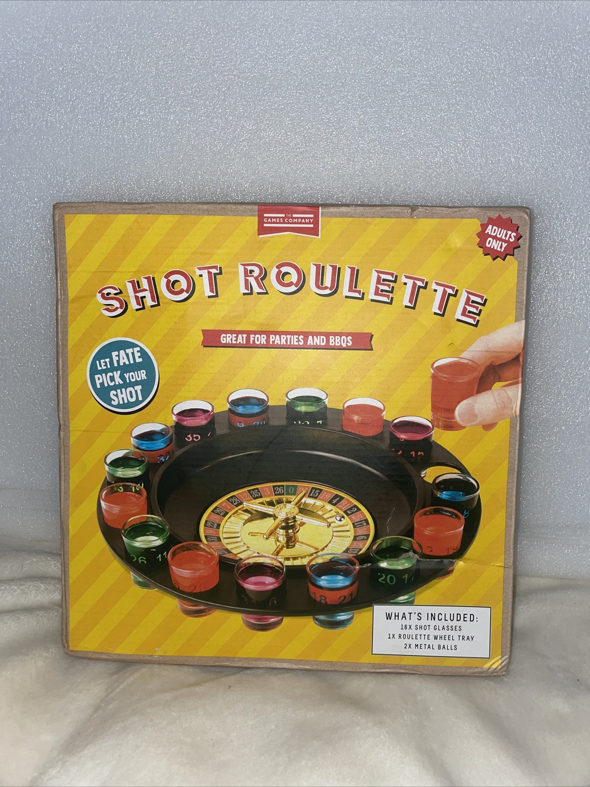 The Games Company Shot Roulette | Parties & Stag | Drinking Game | Novelty