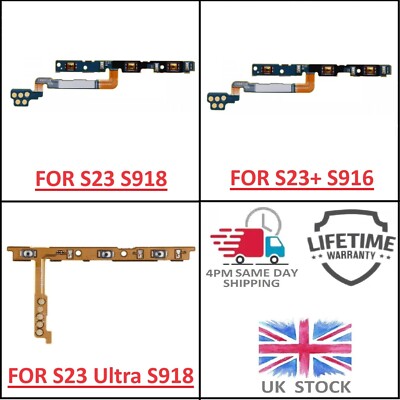 Für Samsung Galaxy S23 Ultra Plus Power Flex Ersatz Laut/Leise Seiten Tasten