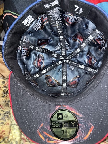 Superman Justice league new era cap 59fifty 7 3/8 - Picture 3 of 3