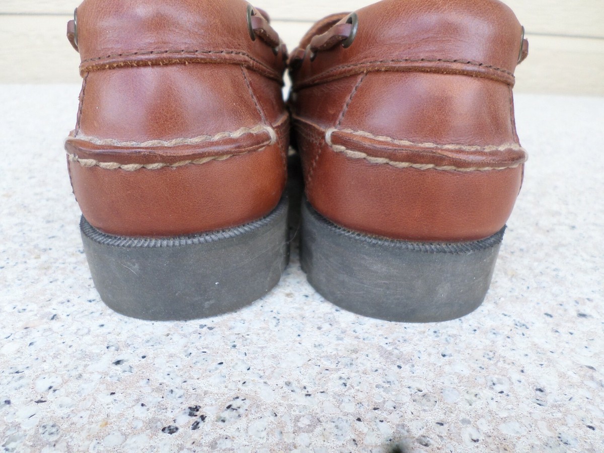 Sperry Top Sider Kiltie Tassel 0673418 M8.5M Brn Leather Loafer 90s VTG Prep[5A Sperry Top-Sider Brown Leather Kiltie Tassel Loafer Boat  main image 2