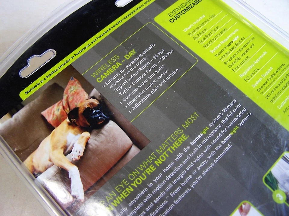 Cámara de día inalámbrica Motorola Homesight HMVC3075 para sistema de visión doméstica Foto 4 de 4