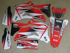 FLU PTS2  WHITE/RED GRAPHICS YAMAHA YZ250F YZ450F 2006  2007 2008 2009