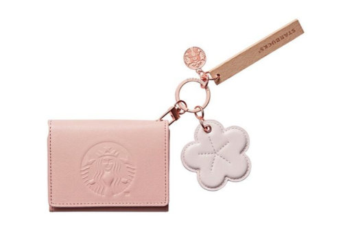 Starbucks Korea 2020 Limited Edition Cherry Blossom Pink Card Case - Picture 1 of 1