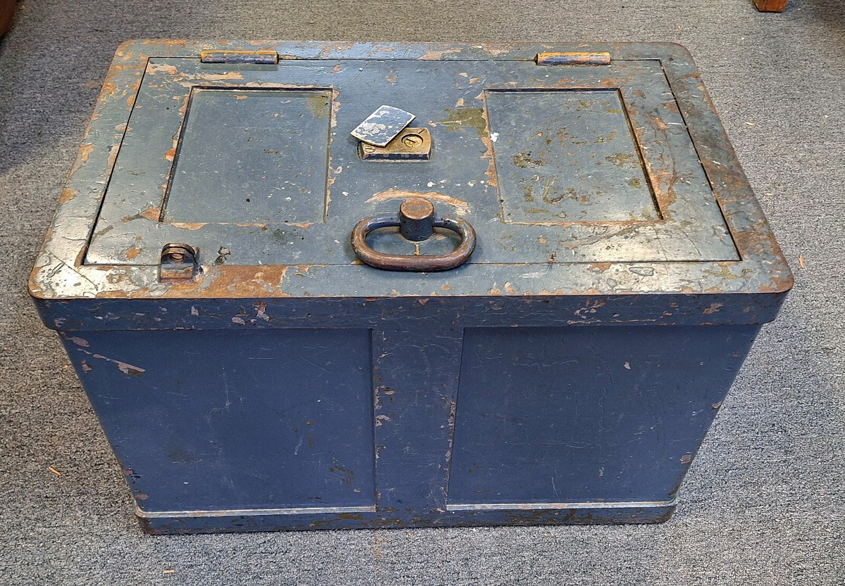 Clean 1941 Herring Hall & Marvin Safe Strong Box Railroad | eBay