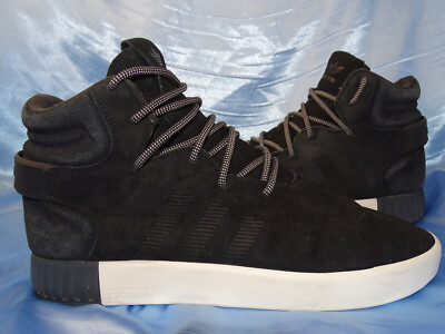 ADIDAS TUBULAR INVADER SUEDE SNEAKER GR 44 SCHWARZ SCHUHE LEDER TURTLE YZY BB2