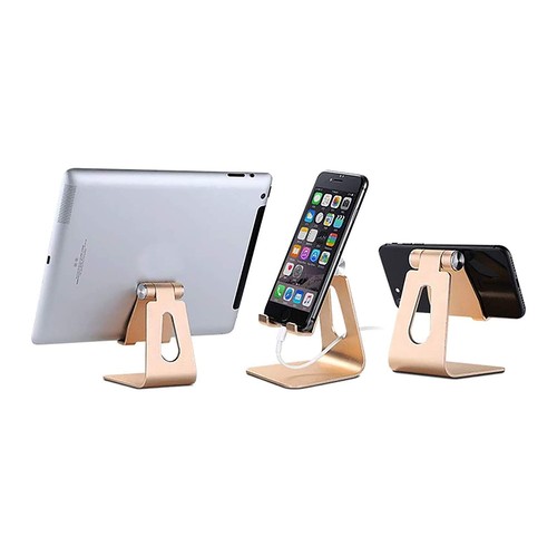 Cell Phone Tablet Stand Adjustable Multiangle Aluminum Nonslip Dock Holder Cradl - Picture 7 of 7