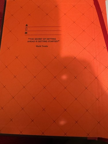 Journal mit linierten Seiten - rot & schwarz Hardcover nie benutzt (siehe Fotos) - Bild 5 von 8