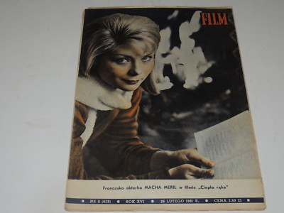 Film 9/1961 polish magazine Macha Meril, Simone Signoret, Sue Lyon Brunella Bovo