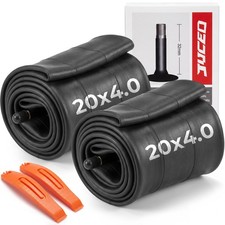 2-PCS 20x4.0 Fat Bike Inner Tubes 20'' E-Bike Bicycle Tubes 32mm Schrader Valve