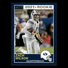 Zach Wilson Rookie #61 2021 Panini Chronicles Draft Picks Score Retro Football